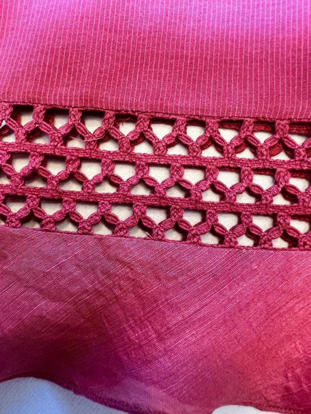 *FIRM PRICE* Isabel Marant Crocheted Lace and Ruffle Blouse - Picture 8 of 12